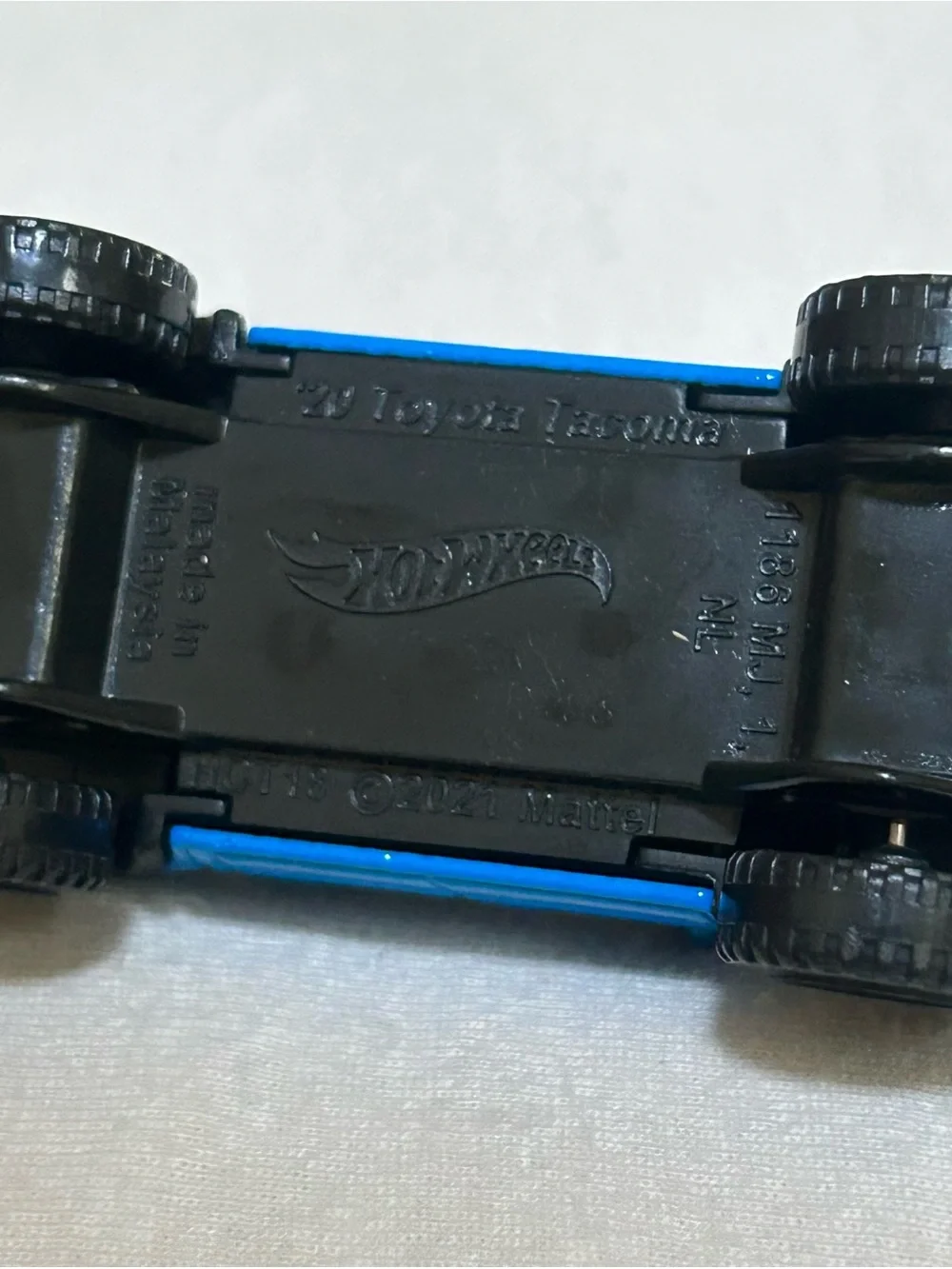 Hot Wheels '20 Toyota Tacoma Blue 2022 Mainline HW Hot Trucks
